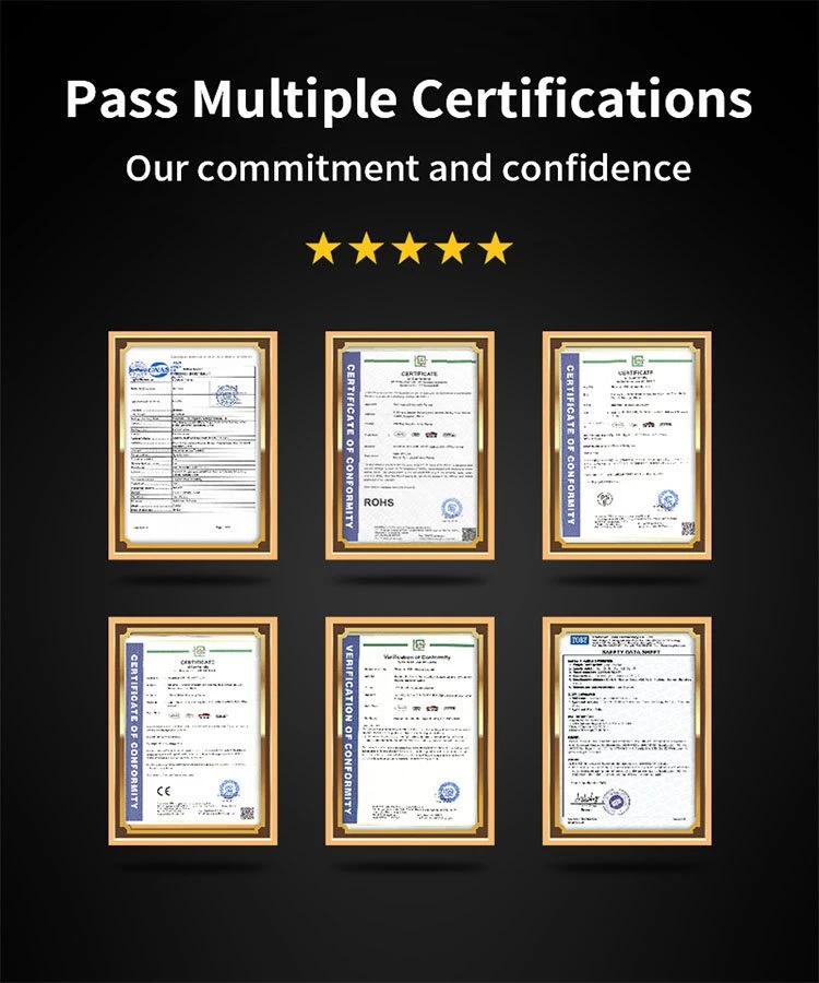 JXBT'S Certifications