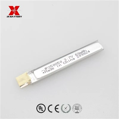 پنسل کے لیے بہترین معیار کی لی پولیمر بیٹری JP250850 60mah