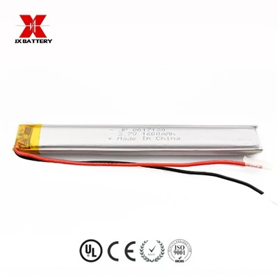 لیمپ بیٹری لی پولیمر بیٹری JP8017120 1600mah روشنی کے لیے